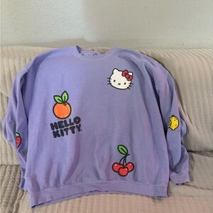 Hello Kitty Lavender Fleece Top